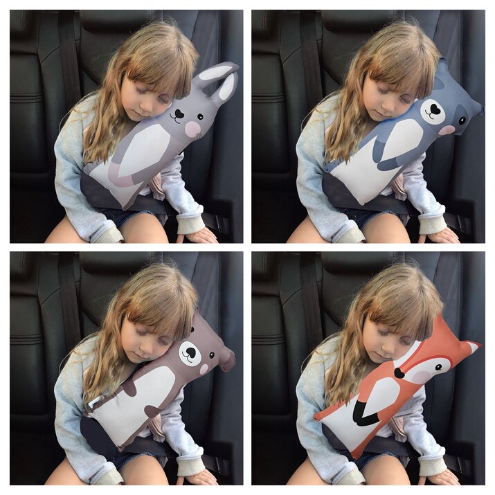 5% OFF - ALMOHADON CINTURON ANIMALITOS - PACK X 4 SURTIDOS